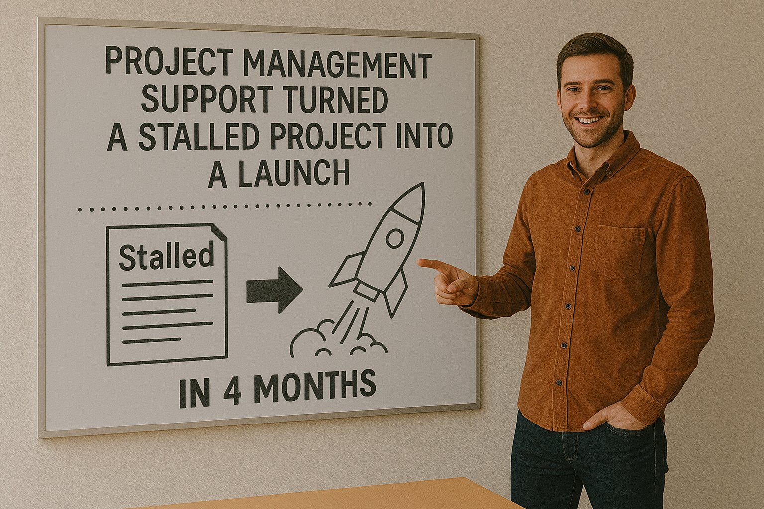 事例紹介・お客様の声 停滞プロジェクトを4か月で公開可能にしたプロジェクトマネジメント支援